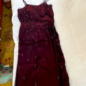 Little Black and Red Cocktail Dress Tahari